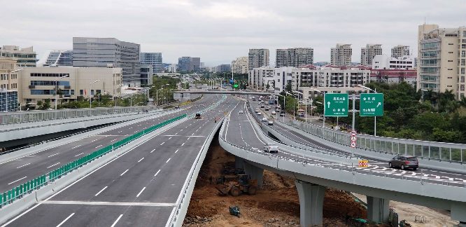 图片4.png 我司海沧隧道本岛端接线工程J匝道顺利通车_久阳机械
