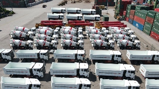 140台！三一装备满舱出海！_久阳机械