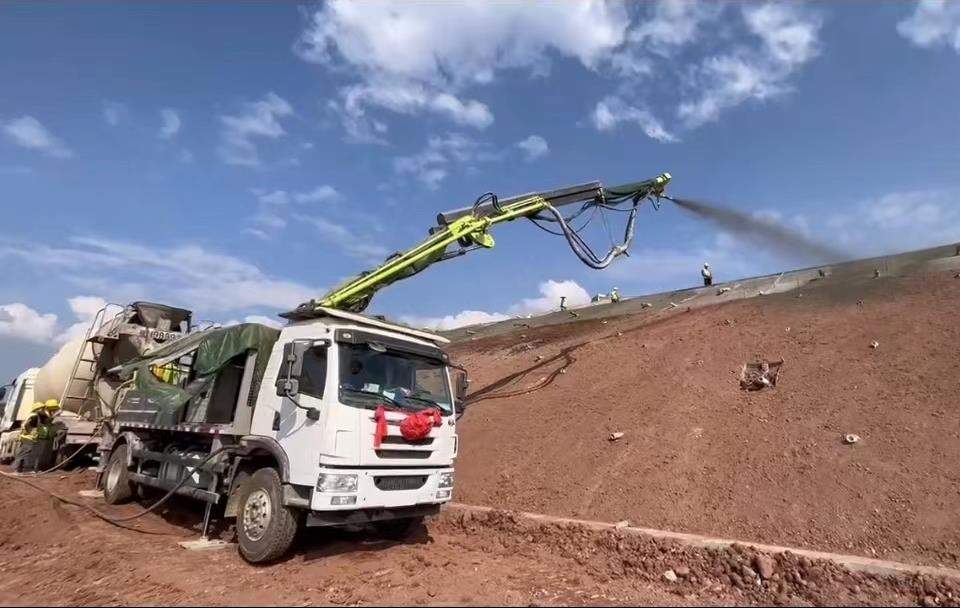 助建多个“世纪工程”，中联重科湿喷机展“先锋”实力_久阳机械