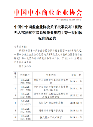 中国中小商业企业协会发布的45项标准12月31日实施_久阳机械