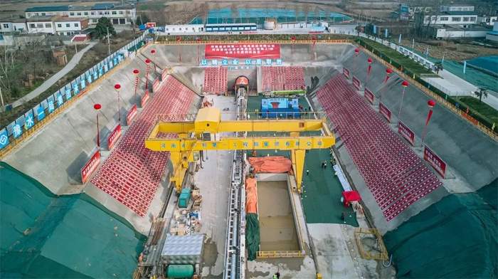 中铁装备“水投2号”“水投3号”盾构机同步始发_久阳机械