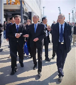 徐念沙会长到bauma 2025参观调研_久阳机械