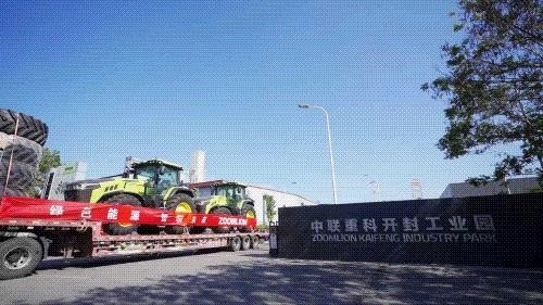 中联重科DV3504新能源拖拉机批量交付“西部粮仓”_久阳机械