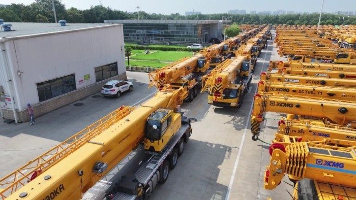 再启航！30余台徐工起重机，丝路赴中东_久阳机械