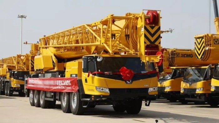 再启航！30余台徐工起重机，丝路赴中东_久阳机械