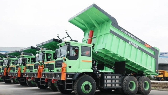 发车！柳工无人驾驶甲醇增程电动自卸车出征西北矿区_久阳机械