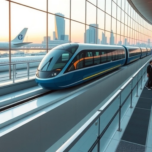 智能驾驶新篇章！全球首列机场跨坐式单轨列车正式亮相