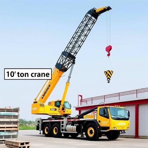 中国重汽 10吨 起重机