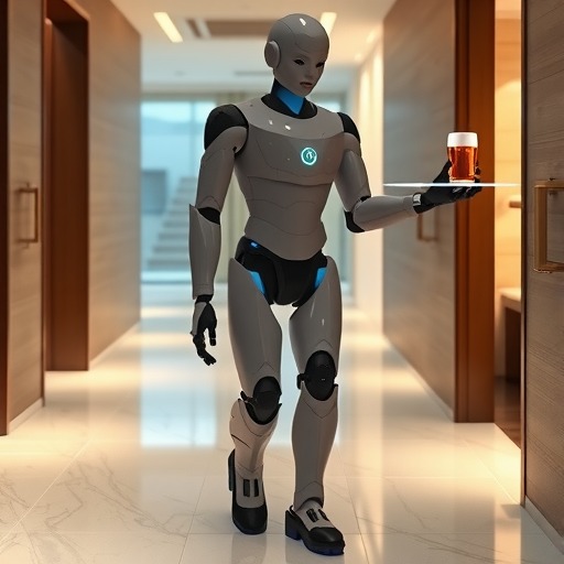 假期2.0：服务机器人将饮料直接送到您的房间