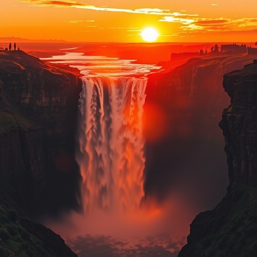 摄影月赛丨14-火瀑（图）