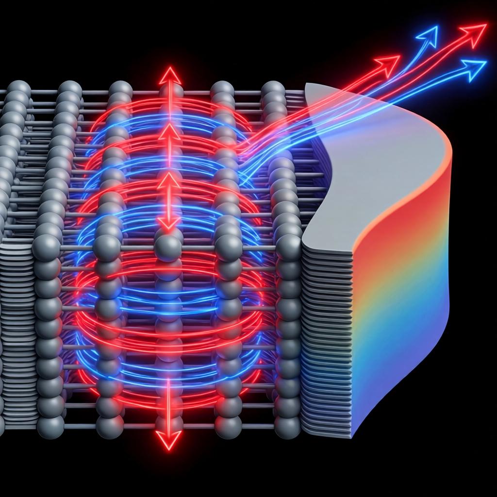 金属所发现交变磁体中平坦费米面激发电荷流-自旋流转化量子极限