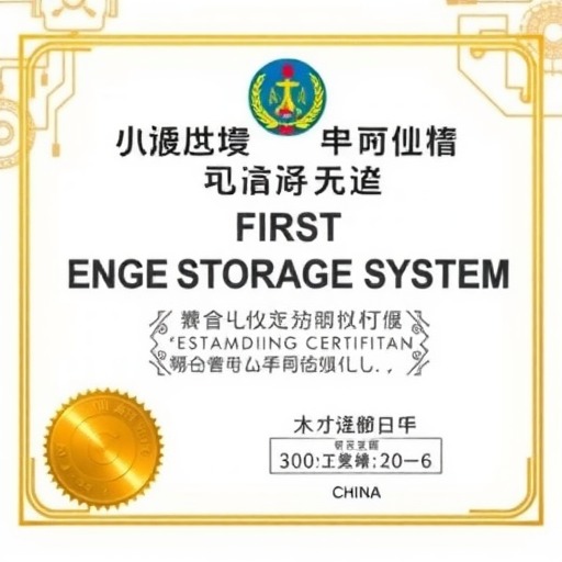 全国首张！宁德时代获储能系统国标认证证书