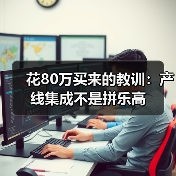花80万买来的教训:产线集成不是拼乐高(图3) 花80万买来的教训:产线集成不是拼乐高(图3)