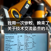 我用一次惨败,换来了关于技术交流最贵的3个教训(图1) 我用一次惨败,换来了关于技术交流最贵的3个教训(图1)