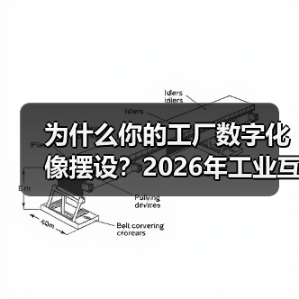 为什么你的工厂数字化像摆设?2026年工业互联网最被忽略的真相(图1) 为什么你的工厂数字化像摆设?2026年工业互联网最被忽略的真相(图1)