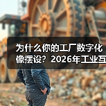为什么你的工厂数字化像摆设?2026年工业互联网最被忽略的真相(图2) 为什么你的工厂数字化像摆设?2026年工业互联网最被忽略的真相(图2)