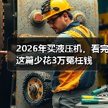 2026年买液压机,看完这篇少花3万冤枉钱(图1) 2026年买液压机,看完这篇少花3万冤枉钱(图1)