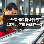 一台锻造设备让我亏了20万,这些教训你一定要听(图2) 一台锻造设备让我亏了20万,这些教训你一定要听(图2)