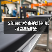 5年踩坑换来的制药机械选型经验（图1）