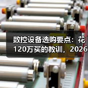 数控设备选购要点：花120万买的教训，2026年别再踩坑了（图1）