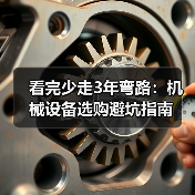 看完少走3年弯路：机械设备选购避坑指南（图3）