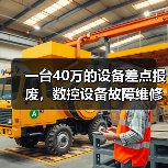 一台40万的设备差点报废，数控设备故障维修的水到底有多深？（图1）