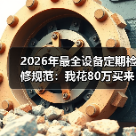2026年最全设备定期检修规范：我花80万买来的5个教训（图2）