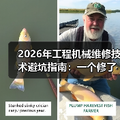 2026年工程机械维修技术避坑指南:一个修了8年挖机的老手自述(图1) 2026年工程机械维修技术避坑指南:一个修了8年挖机的老手自述(图1)