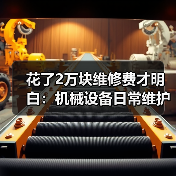花了2万块维修费才明白：机械设备日常维护的真相（图2）