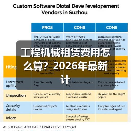工程机械租赁费用怎么算?2026年最新计费方式与省钱攻略 - 智穹界久阳机械 工程机械租赁费用怎么算?2026年最新计费方式与省钱攻略