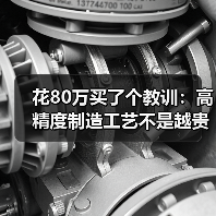 花80万买了个教训:高精度制造工艺不是越贵越好(图4) 花80万买了个教训:高精度制造工艺不是越贵越好(图4)