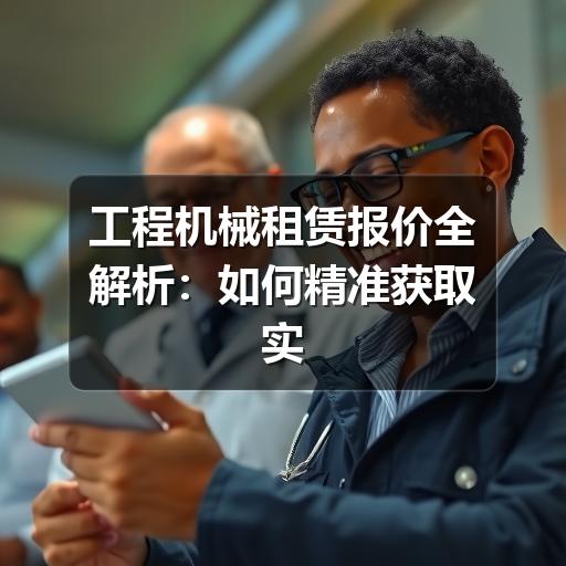 工程机械租赁报价全解析:如何精准获取实惠价格 - 智穹界久阳机械 工程机械租赁报价全解析:如何精准获取实惠价格