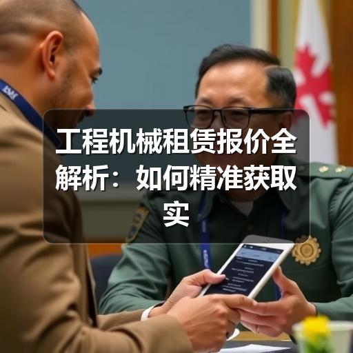 工程机械租赁报价全解析:如何精准获取实惠价格 - 智穹界久阳机械 工程机械租赁报价全解析:如何精准获取实惠价格