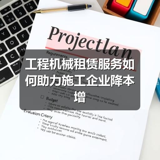 工程机械租赁服务如何助力施工企业降本增效 - 智穹界久阳机械 工程机械租赁服务如何助力施工企业降本增效