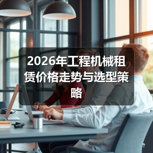 2026年工程机械租赁价格走势与选型策略 - 智穹界久阳机械 2026年工程机械租赁价格走势与选型策略