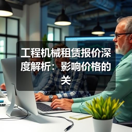工程机械租赁报价深度解析：影响价格的关键因素与选择策略