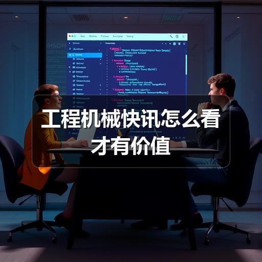工程机械快讯怎么看才有价值 - 智穹界久阳机械 工程机械快讯怎么看才有价值