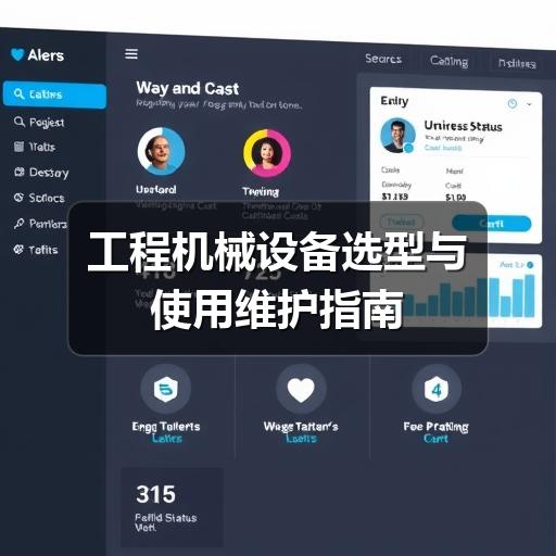 工程机械设备选型与使用维护指南 - 智穹界久阳机械 工程机械设备选型与使用维护指南