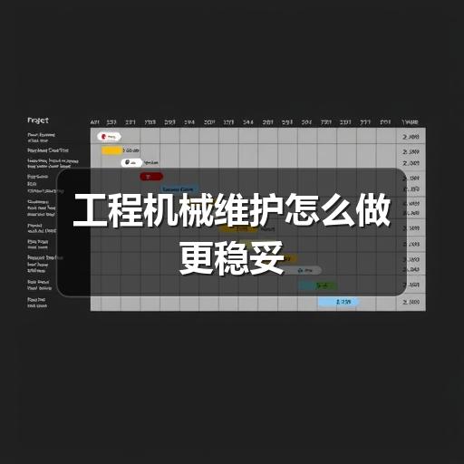 工程机械维护怎么做更稳妥 - 智穹界久阳机械 工程机械维护怎么做更稳妥