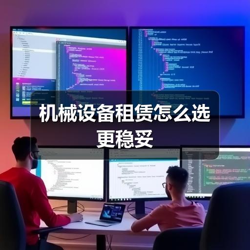 机械设备租赁怎么选更稳妥 机械设备租赁怎么选更稳妥