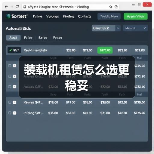 装载机租赁怎么选更稳妥 装载机租赁怎么选更稳妥