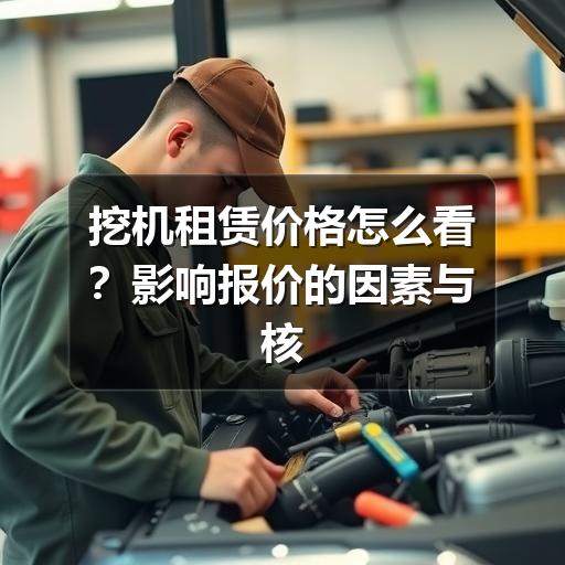 挖机租赁价格怎么看?影响报价的因素与核实方法 挖机租赁价格怎么看?影响报价的因素与核实方法