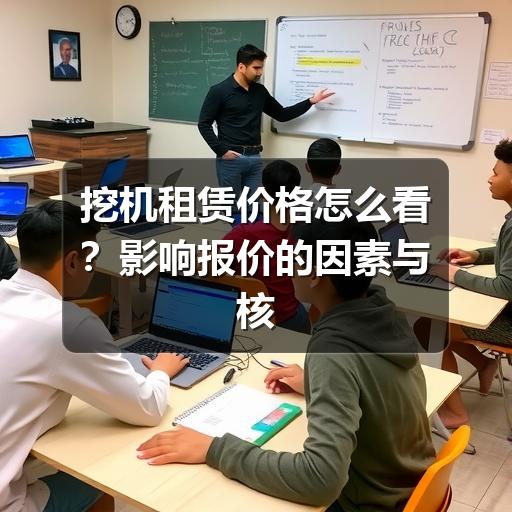 挖机租赁价格怎么看?影响报价的因素与核实方法 挖机租赁价格怎么看?影响报价的因素与核实方法