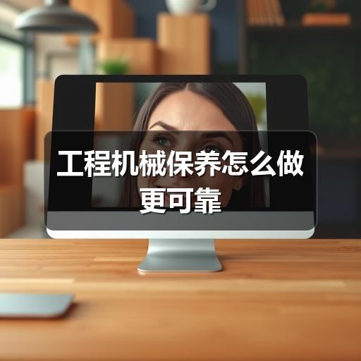 工程机械保养怎么做更可靠