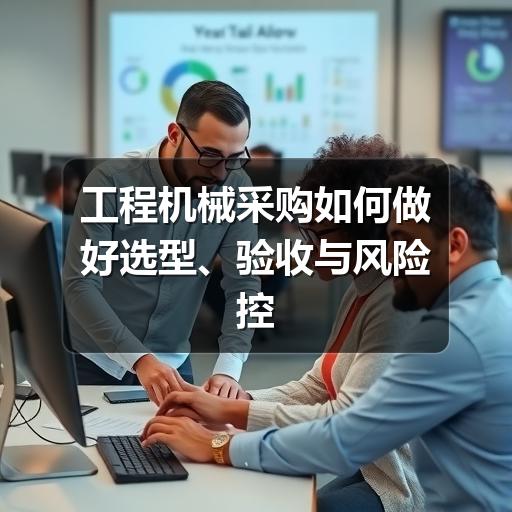 工程机械采购如何做好选型、验收与风险控制 - 智穹界久阳机械 工程机械采购如何做好选型、验收与风险控制