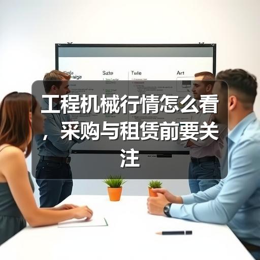 工程机械行情怎么看，采购与租赁前要关注哪些信号