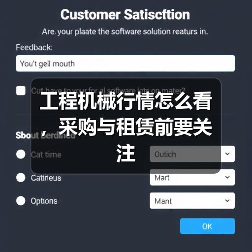 工程机械行情怎么看，采购与租赁前要关注哪些信号