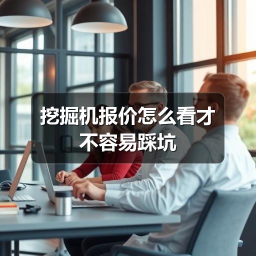 挖掘机报价怎么看才不容易踩坑 - 智穹界久阳机械 挖掘机报价怎么看才不容易踩坑